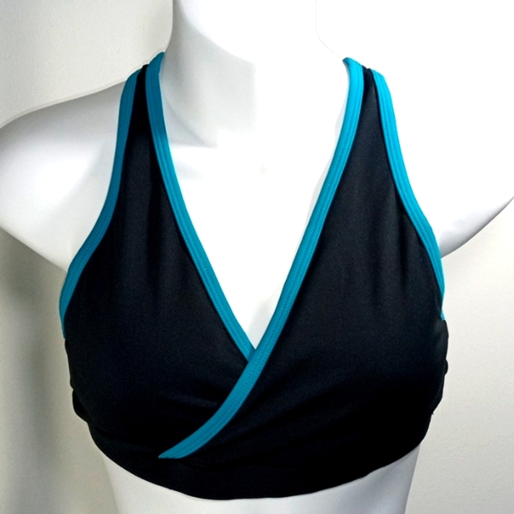 Champion sports bra SZ MED black and teal
